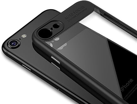 LAYJOY Funda iPhone 8, Funda iPhone 7, Carcasa Ligera Bumper Silicona Suave Negro TPU y Transparente Duro PC Case Anti-Ara?azos, Anti-Golpes Caso Cover para iPhone 7 / iPhone 8 (4.7 Pulgadas) LAYJOY Funda iPhone 8, Funda iPhone 7, Carcasa Ligera Bumper Silicona Suave Negro TPU y Transparente Duro PC Case Anti-Ara?azos, Anti-Golpes Caso Cover para iPhone 7 / iPhone 8 (4.7 Pulgadas)