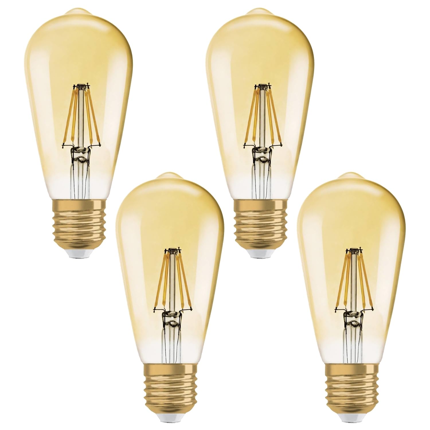 Ampoule Osram Vintage 1906 LED E27 Edison dorée pour illuminer chaleureusement votre salon