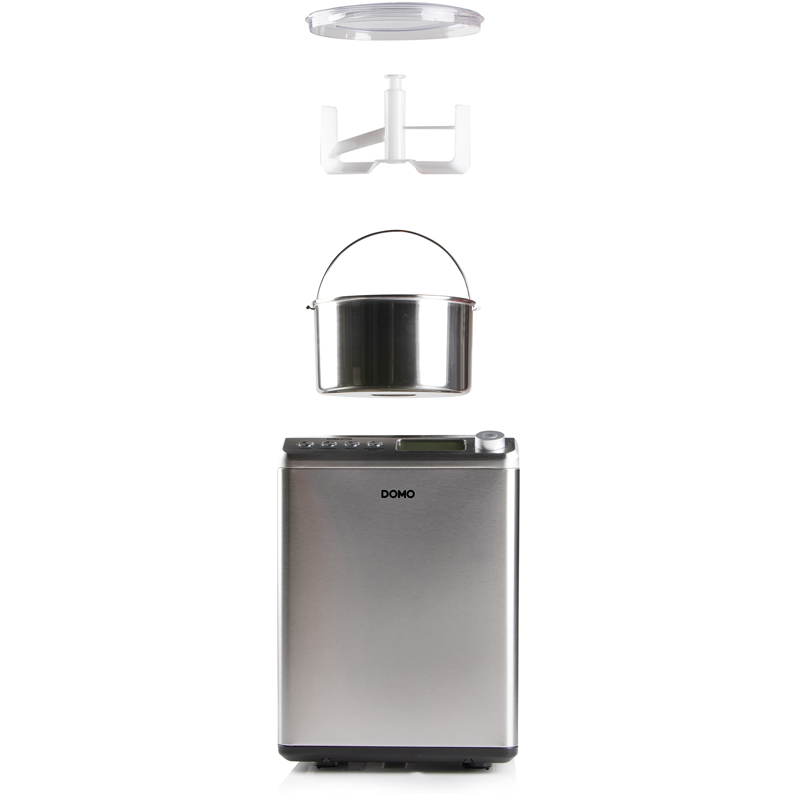 DOMO DO9232I - Heladera con compresor 'PRO' - 3 programas - Heladera compacta - 2,5 L - Acero inoxidable