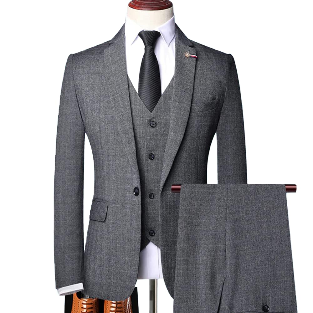 Costume trois pièces infroissable idéal pour déplacements et mariages - 2