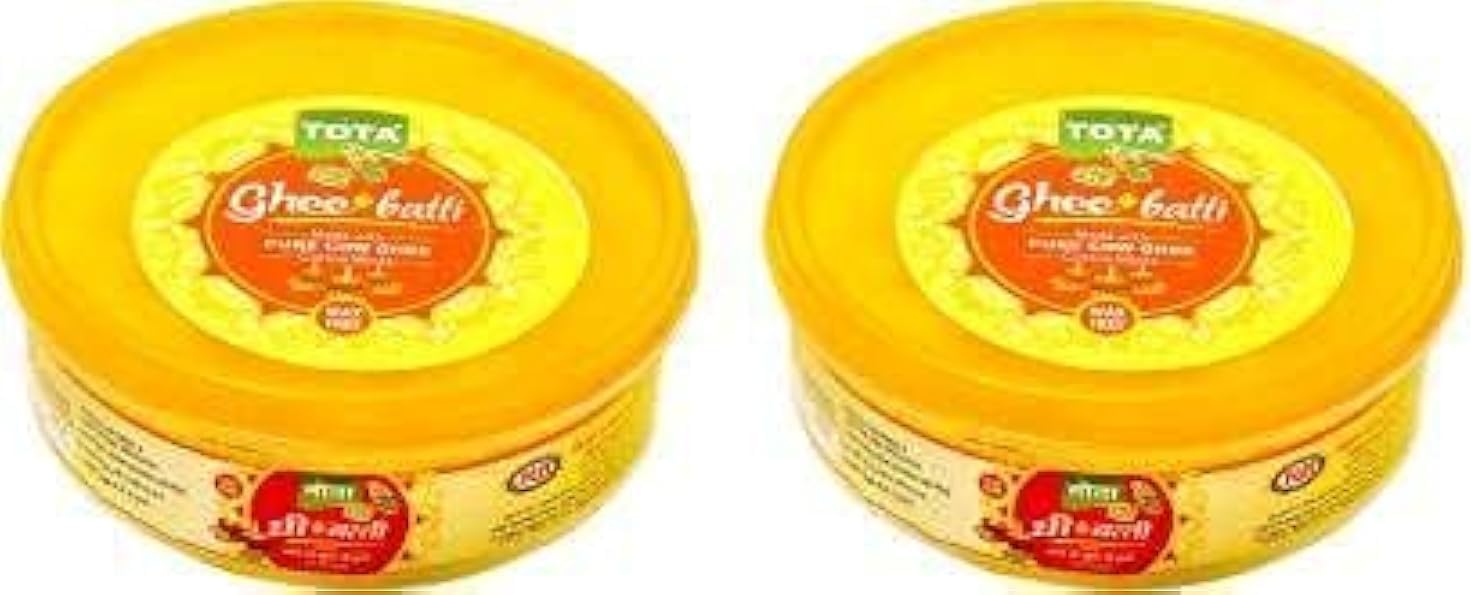 Wax Free Pure Cow Ghee Diya Cotton Wicks for Puja| Pack of 2 (100 Ghee Batti)