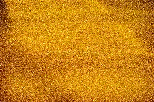 Mahir Glitter Supreme Quality Art & Craft Decorative Glitter 500 Gm Pack (Brilliant Golden 0.08 mm)