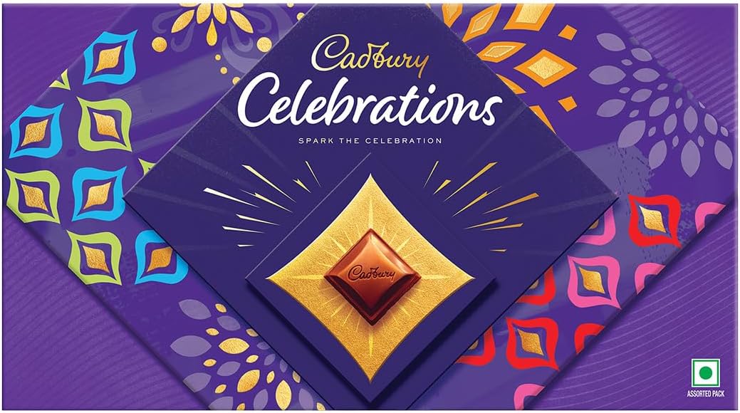 Cadbury Celebrations Assorted Chocolate Diwali Gift Pack, 144.1 gram