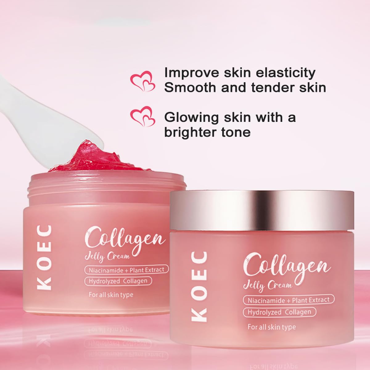 Amazon.com: MULPG Collagen Jelly Cream, 3.38 fl.oz | Contains