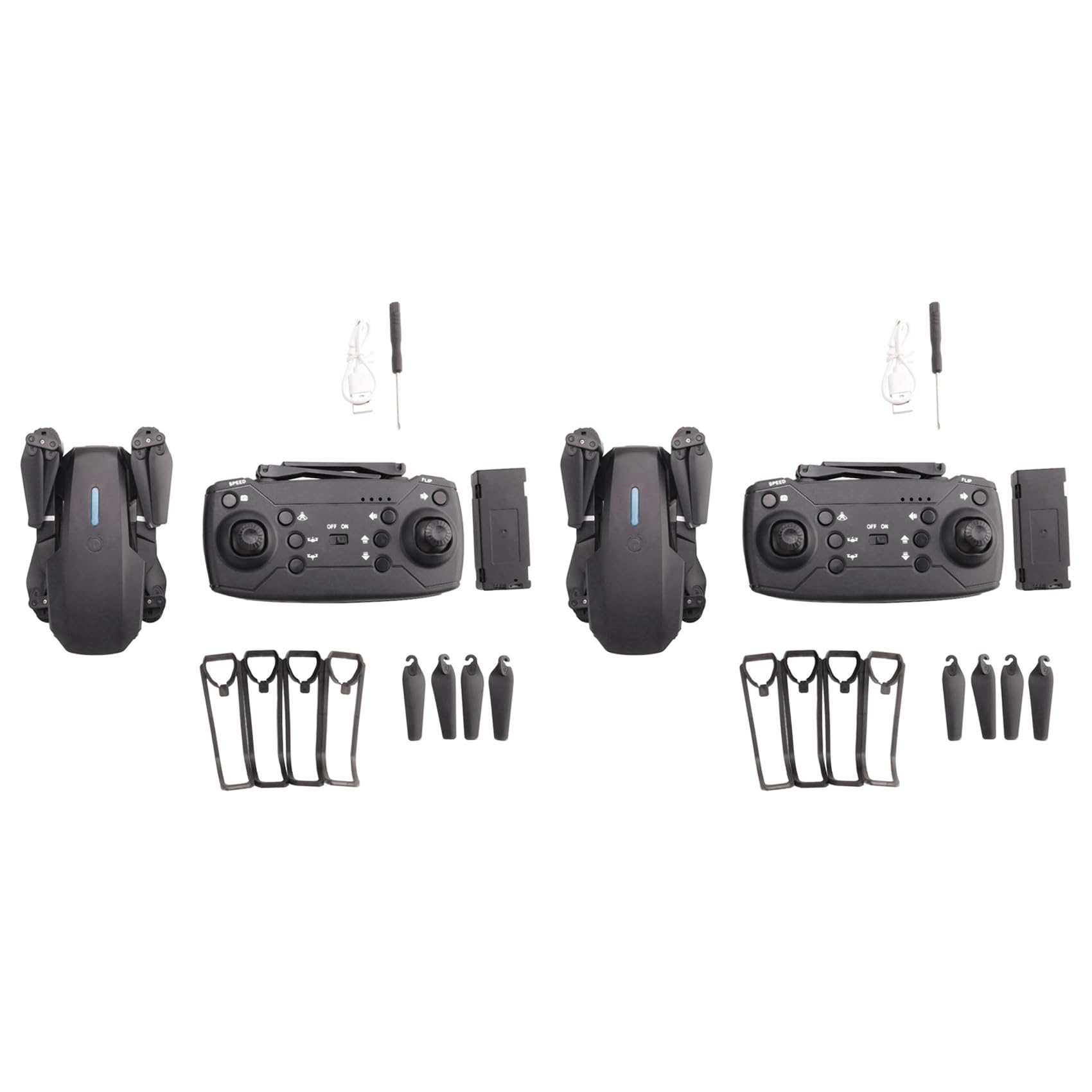 2X PRO Drone 4K HD Telecamera Drone Pieghevole Altezza Fissa PRO WiFi Drone Giocattoli Regalo Doppia Fotocamera 2 Batteria