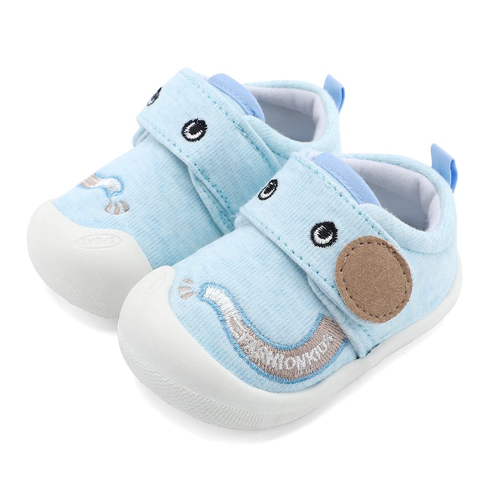 MASOCIO Unisex buty do chodzenia dla chłopców i dziewczynek, kreskówka, niemowlę, gumowe, antypoślizgowe buty do chodzenia