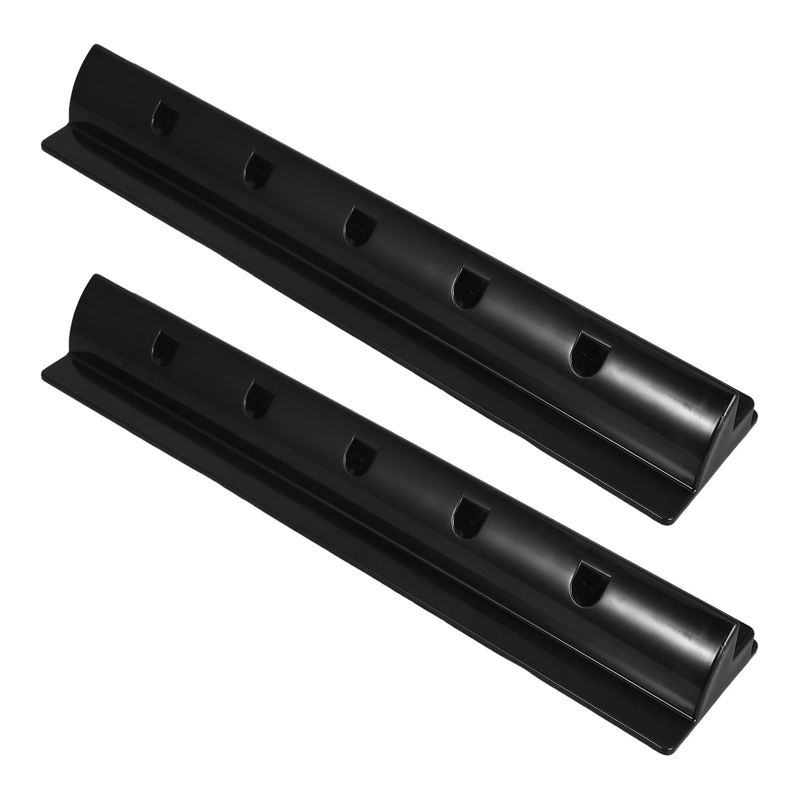 2 Pezzi Supporto per Pannelli Solari per Tetto Rv in ABS Nero