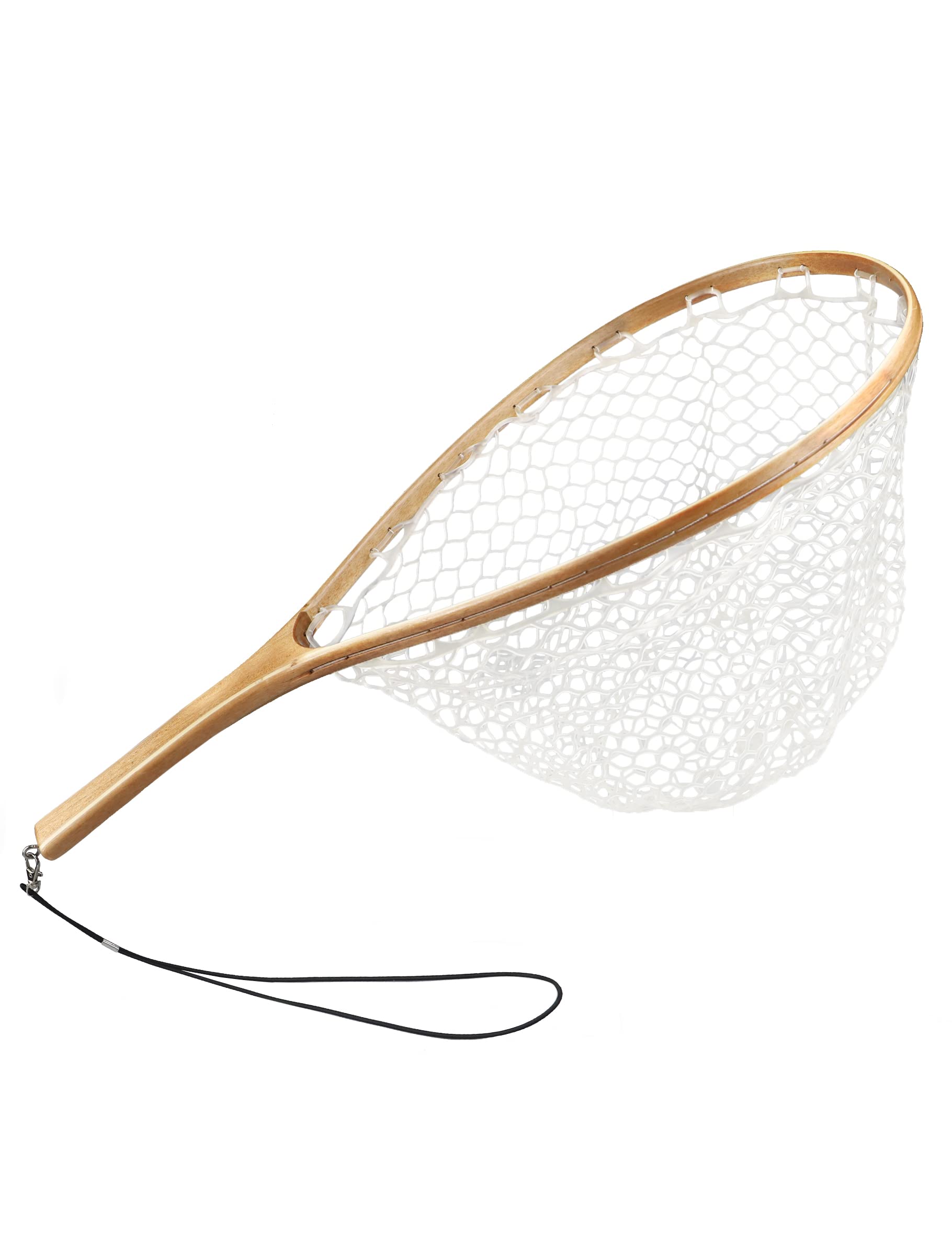 Sjqecyfv Fly Fishing Net Trout Net Rubber Mesh Trout Silicone Landing Net Freshwater Kayak Floating Fly Fishing Nets Catch and Release Net