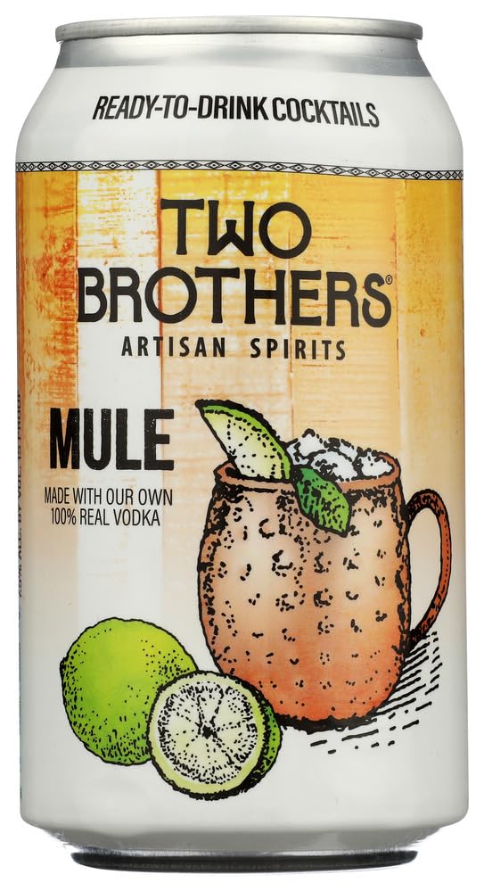 Two Brothers Brewing Moscow Mule Cocktail 4Pk Cans, 12 Fz