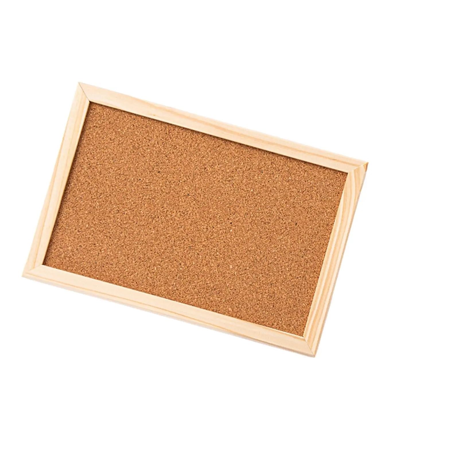 1 Uds. Tablón De Anuncios Corcho, Notas, Tablero Tachuelas, Decoración Pared Decorativa, Mensajes Madera Para Oficina(20x30cm)