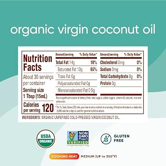 Nutiva Organic Virgin Coconut Oil, 14 ounces