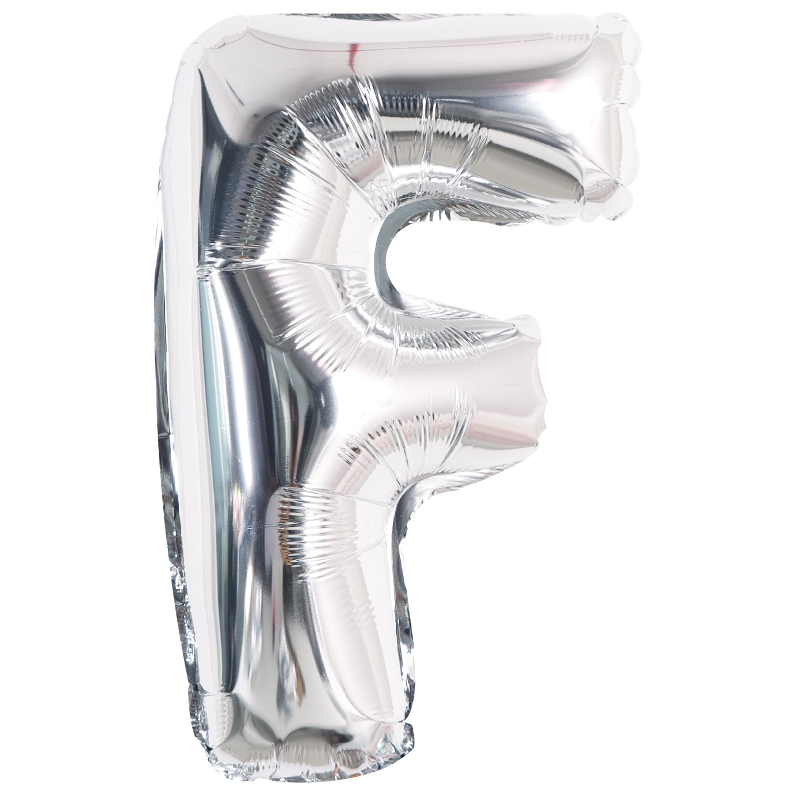 TONIFUL Silver Letter F Balloon 16Inch Foil Alphabet F Birthday Party Decor — image 1