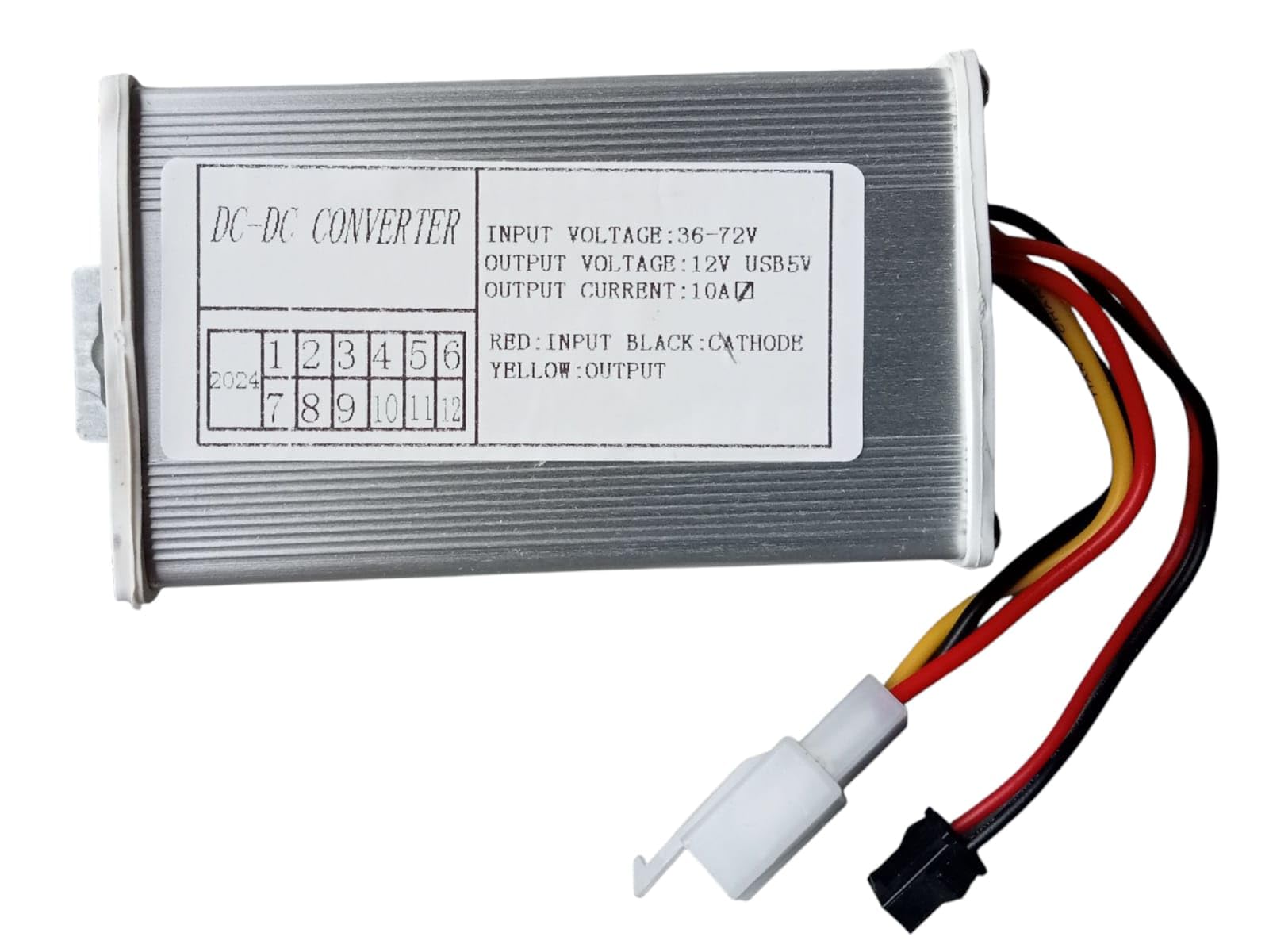 E-Trendo12V, 10A DC Converter With USB 5V-DC | Input Dc 48V–72V & Output 12V-10A, USB 5V-DC For Mobile Charging | Step-Down Power Supply For Electric Scooty, E-Bike, E-Rickshaw & E-Cart-image-14