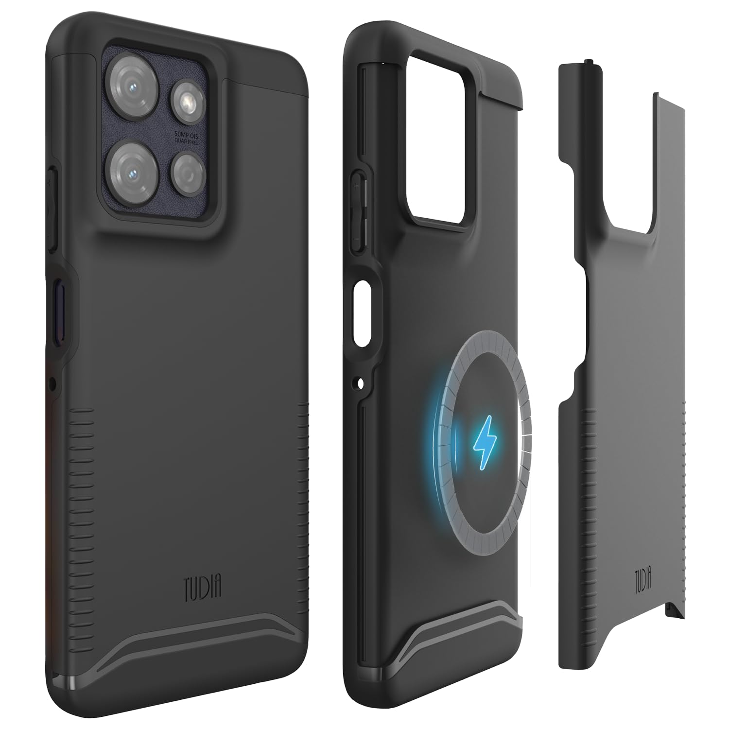 TUDIA Merge [Magsafe Compatible] for Motorola Moto G Power 2025/2026 Case 5G - [Drop Tested] Dual Layer Shockproof Slim Rugged Grip Phone Cases Cover