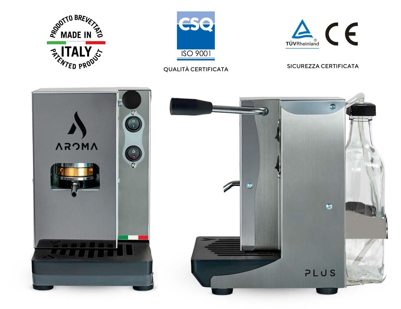 Aroma Plus Silver, Macchina caffè espresso cialde ESE 44