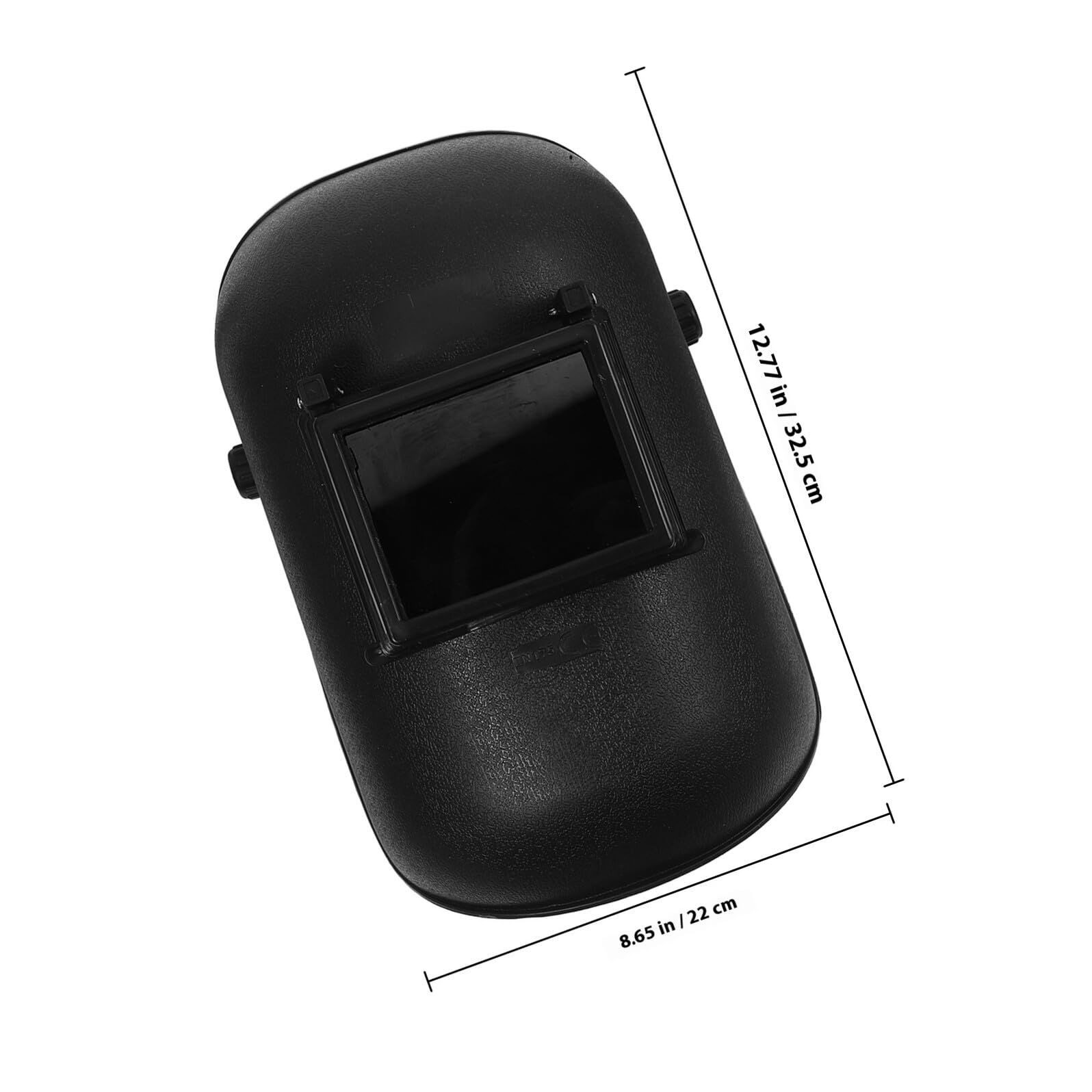 Maschera per Saldatura in Plastica Riutilizzabile Protezione per Occhi, Casco da Lavoro Leggero in Pp Nero per Saldatori Professionisti