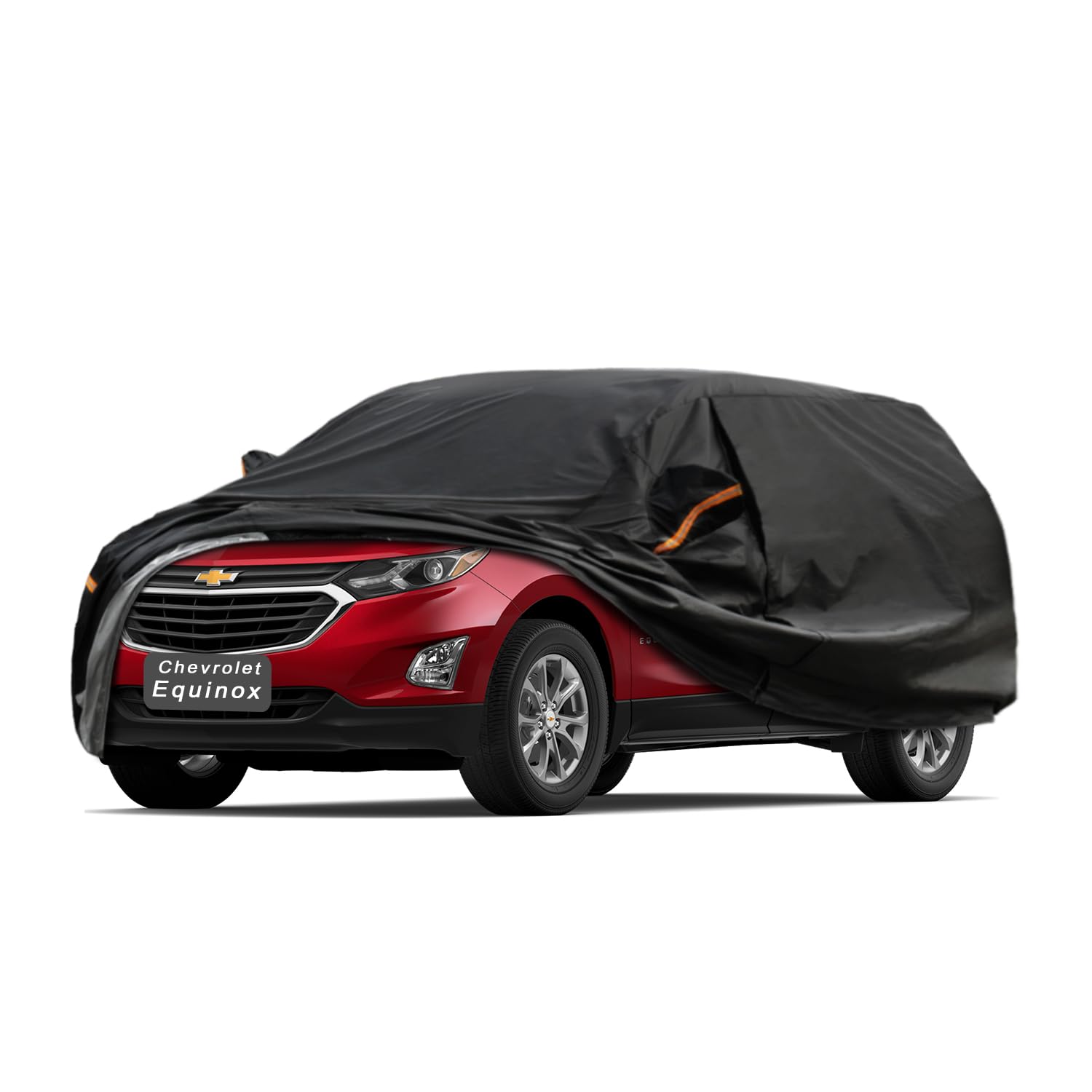 GUNHYI 7 Layers SUV Car Cover Custom Fit Chevrolet Equinox (2005-2025) | All-Weather Waterproof Heavy-Duty Fabric, scratch-proof cotton lining, outdoor sun/rain/snow/wind/dust protection.