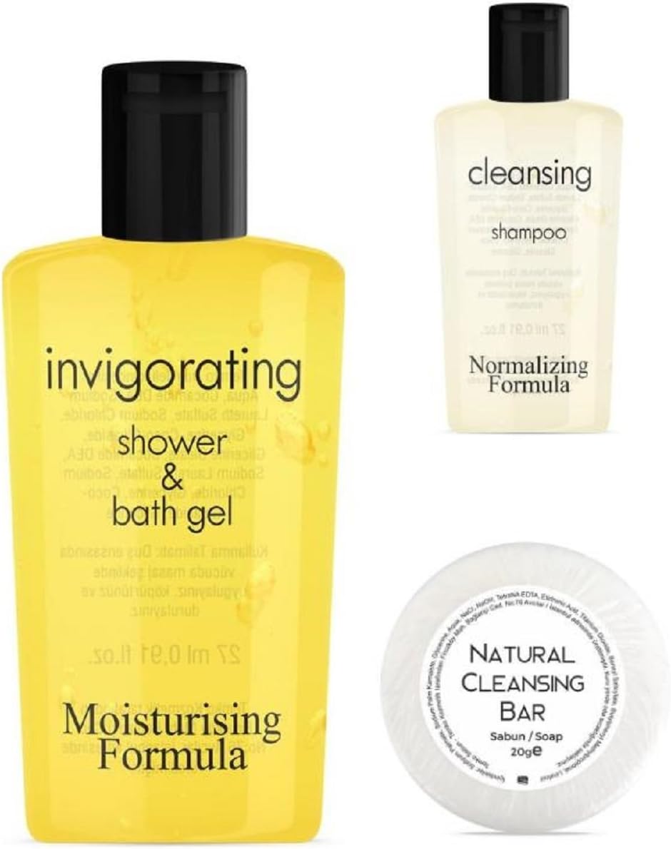 Hotel Toiletries Welcome Pack 150 items shampoo, shower gel and soap total with Natural Ingredients