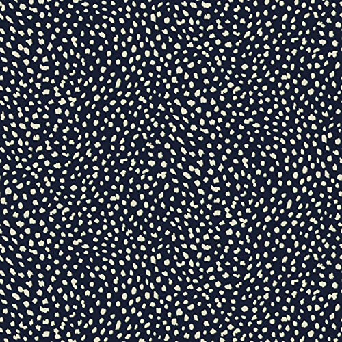 Graham & Brown Joules Guinea Spot French Navy Wallpaper | Easy Paste The Wall Application | Navy Geometric Design | Eco Friendly