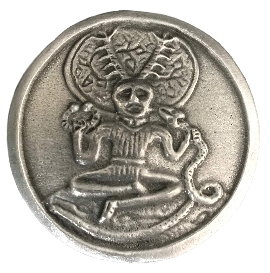 Emblems-Gifts Cernunnos Brooch Handcrafted From English Pewter (BR0801)+ 59mm Button Badge