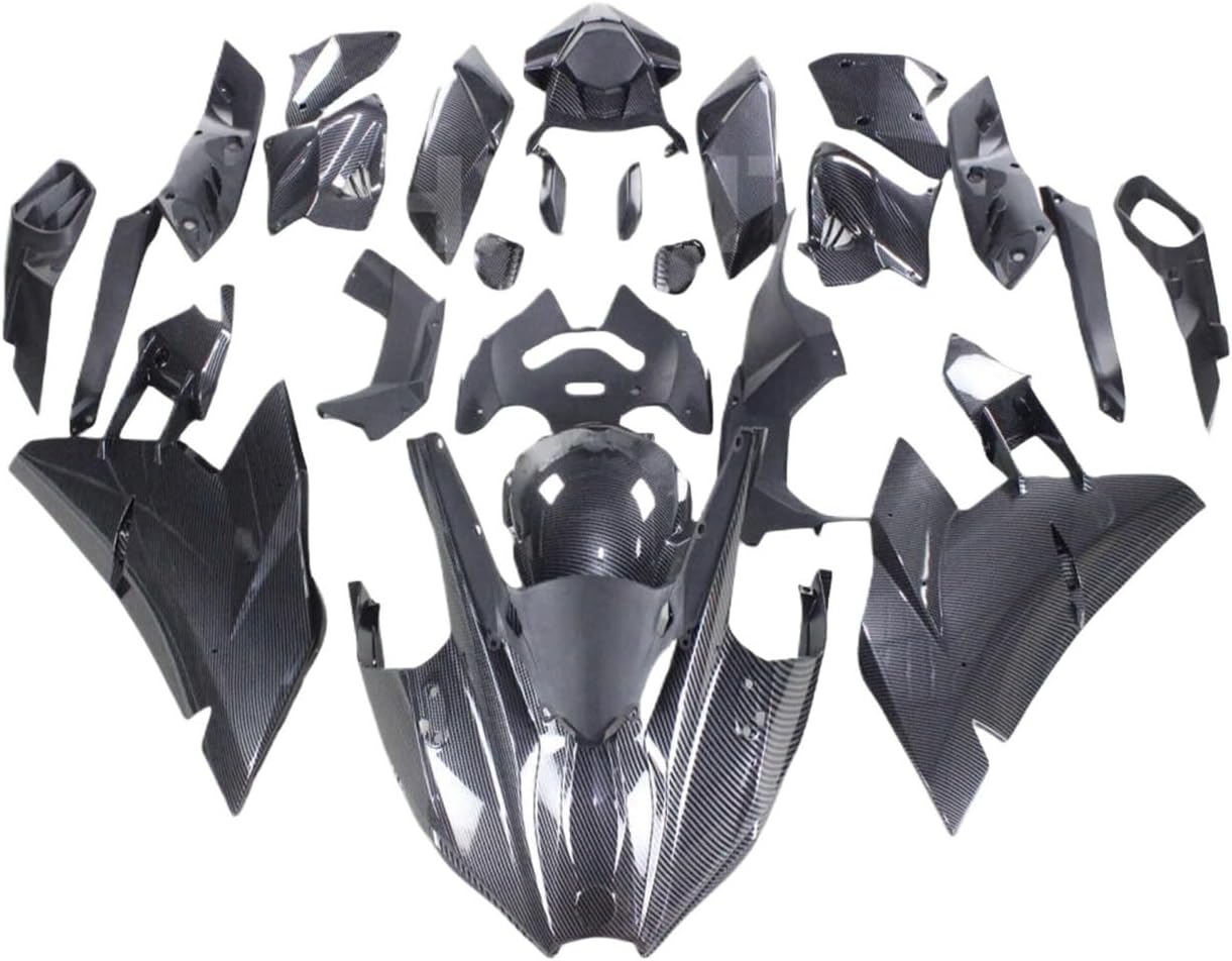 Frame Cowl Fairing 2023 Fit for Kawasaki Ninja H2 H2R 2015-2023 Carbon Fiber Pattern Body & Frame Covers Full Fairing Kit Motorcycle Accessories Rear Side Fairing