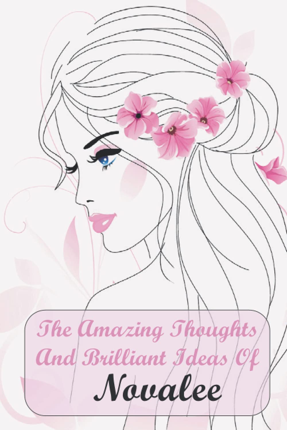 The Amazing Thoughts And Brilliant Ideas Of Novalee!: Beautiful Lined Journal With Novalee Name On Cover (Perfect Present For All Events) |Composition Book , 100 page, 6x 9 inches.