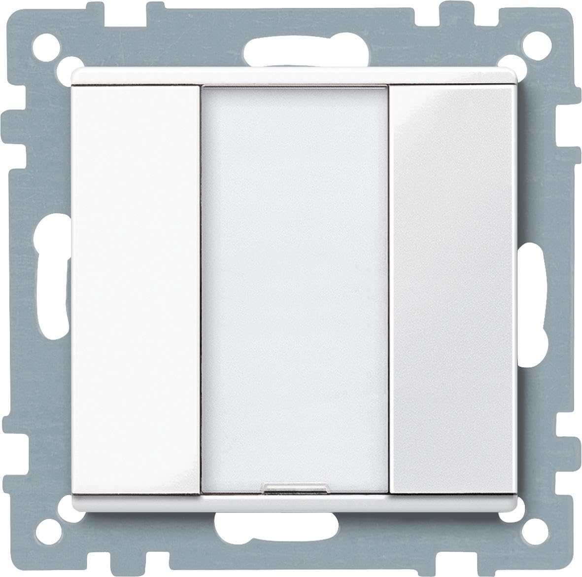 Interrupteur simple Merten 617119 blanc polaire brillant