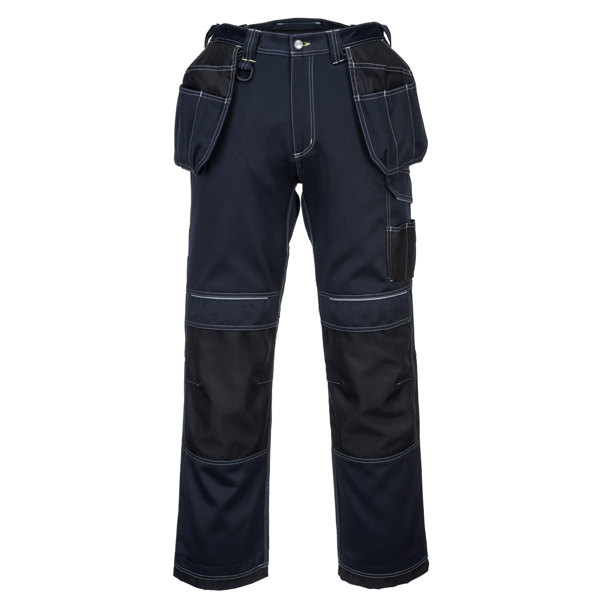 Portwest Men's Navy / Black Pw3 Holster Work Trousers