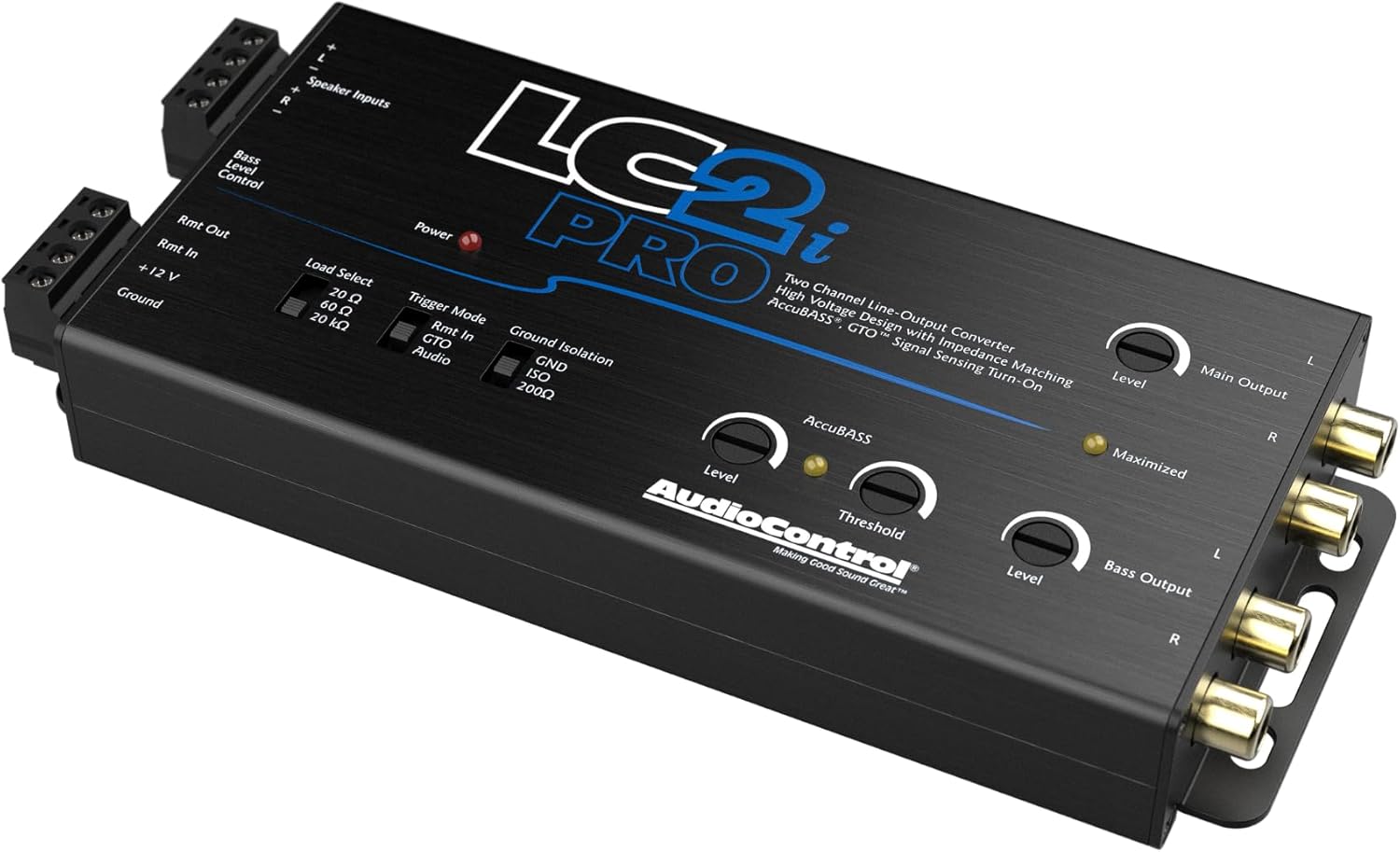 AudioControl LC2i PRO 2-Channel Line Output Converter with Impedance ...