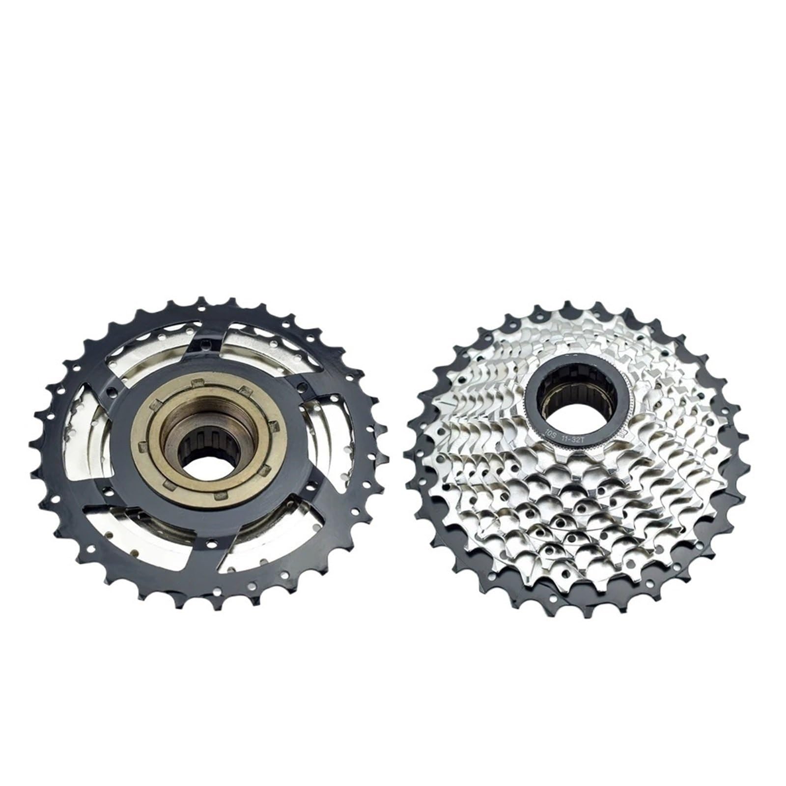 Compatible con piñón de Bicicleta Deportiva VG de 5/6/7/8/9/10/11 velocidades, Rueda Libre de Rosca de 11-36 Dientes, Compatible con Rotary. Cassette para Bicicleta Cassettes y piñones