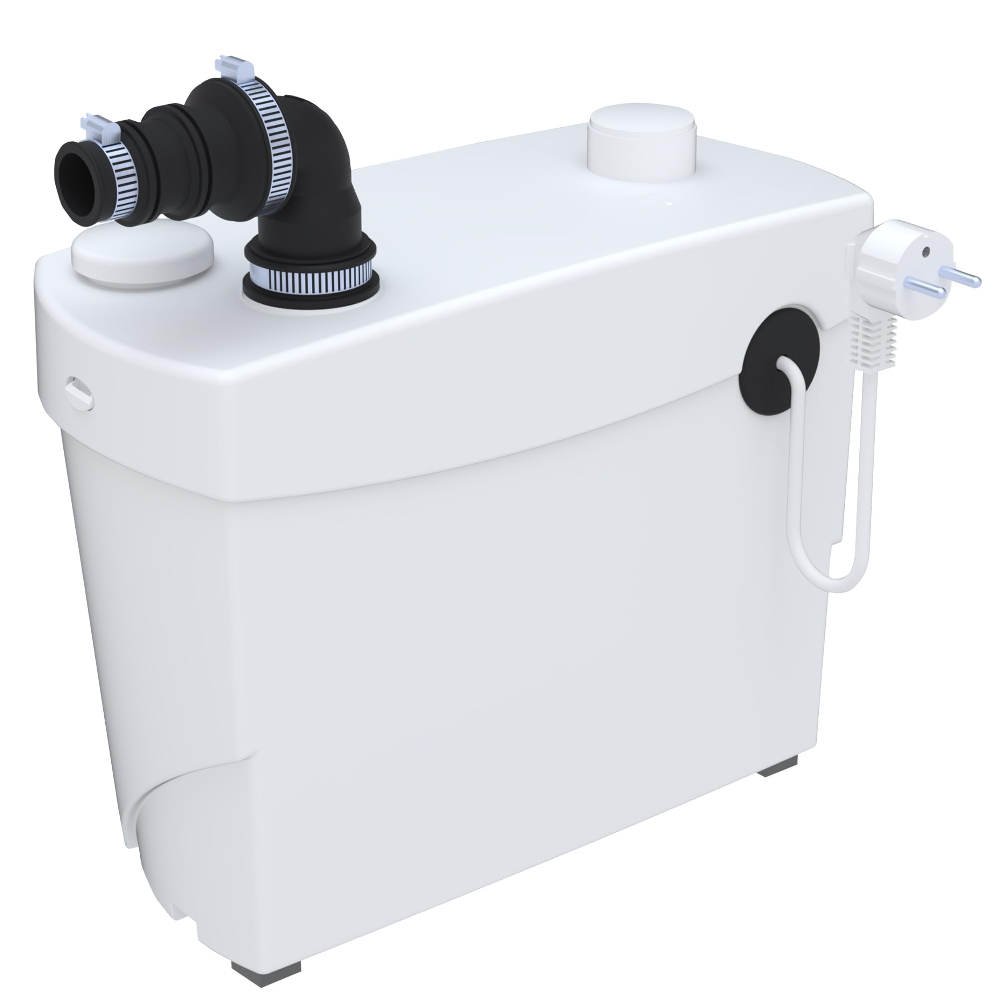 SFA - Sanibroyeur Top - Broyeur WC Et Salle d'Eau - Evacuation Eaux Usées - 2 Entrées WC Et Lavabo - Puissant, Silencieux - Discret - Entretien Simple - 36,1 x 21,6 x 32,5 cm - 400 W - Made in France