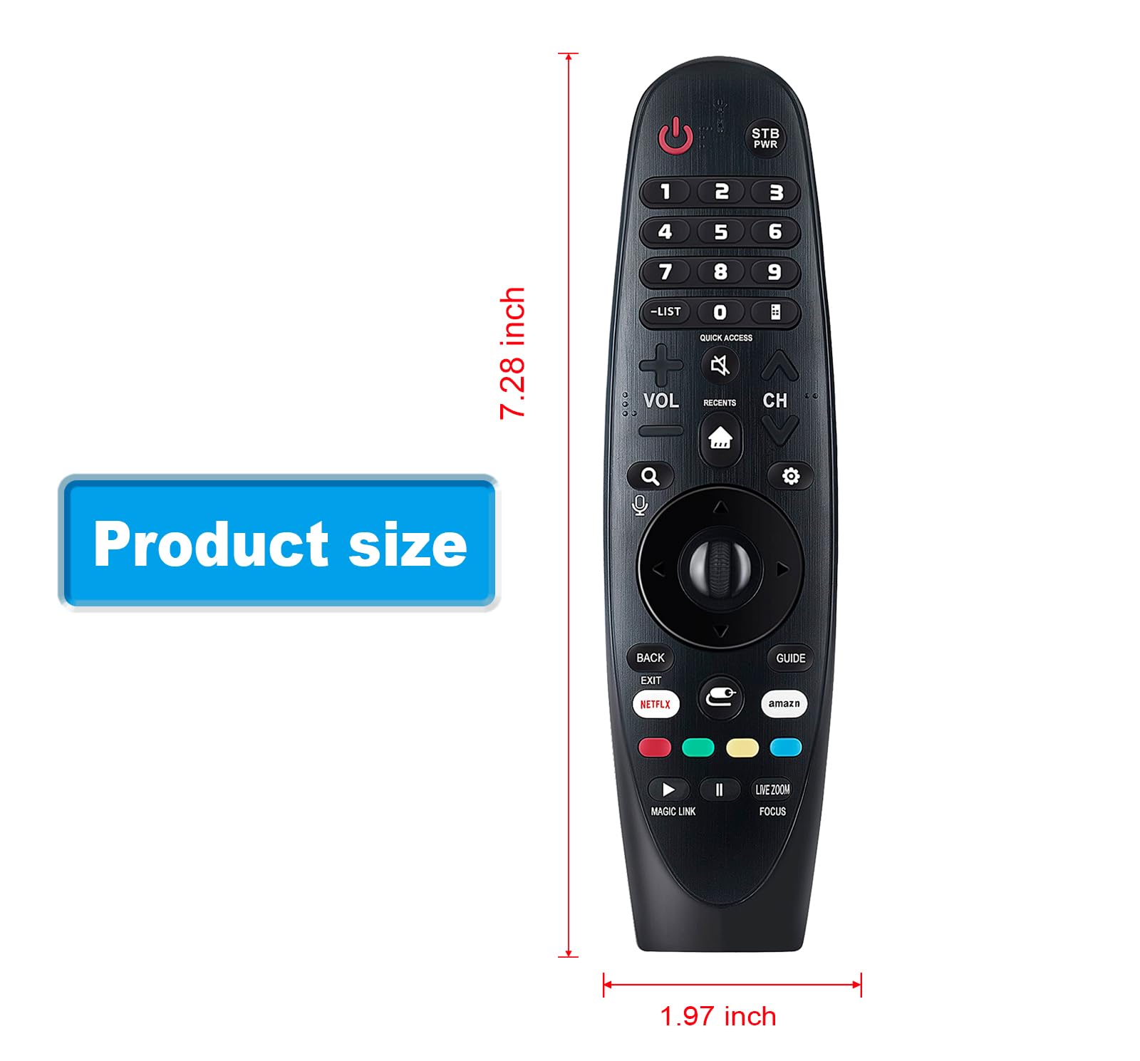 Amazon.com: AN-MR650A Replace IR Remote Control Compatible with