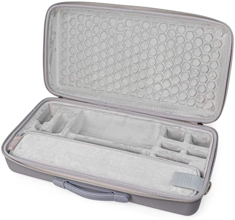 Hard Travel Case For XGIMI MoGo 4 (2025) Projector Storage Carrying Bag, EVA Material Portable Electronic Accessories, Stylish Storage Hard Travel Case, Grey, 44 * 22 * 10cm