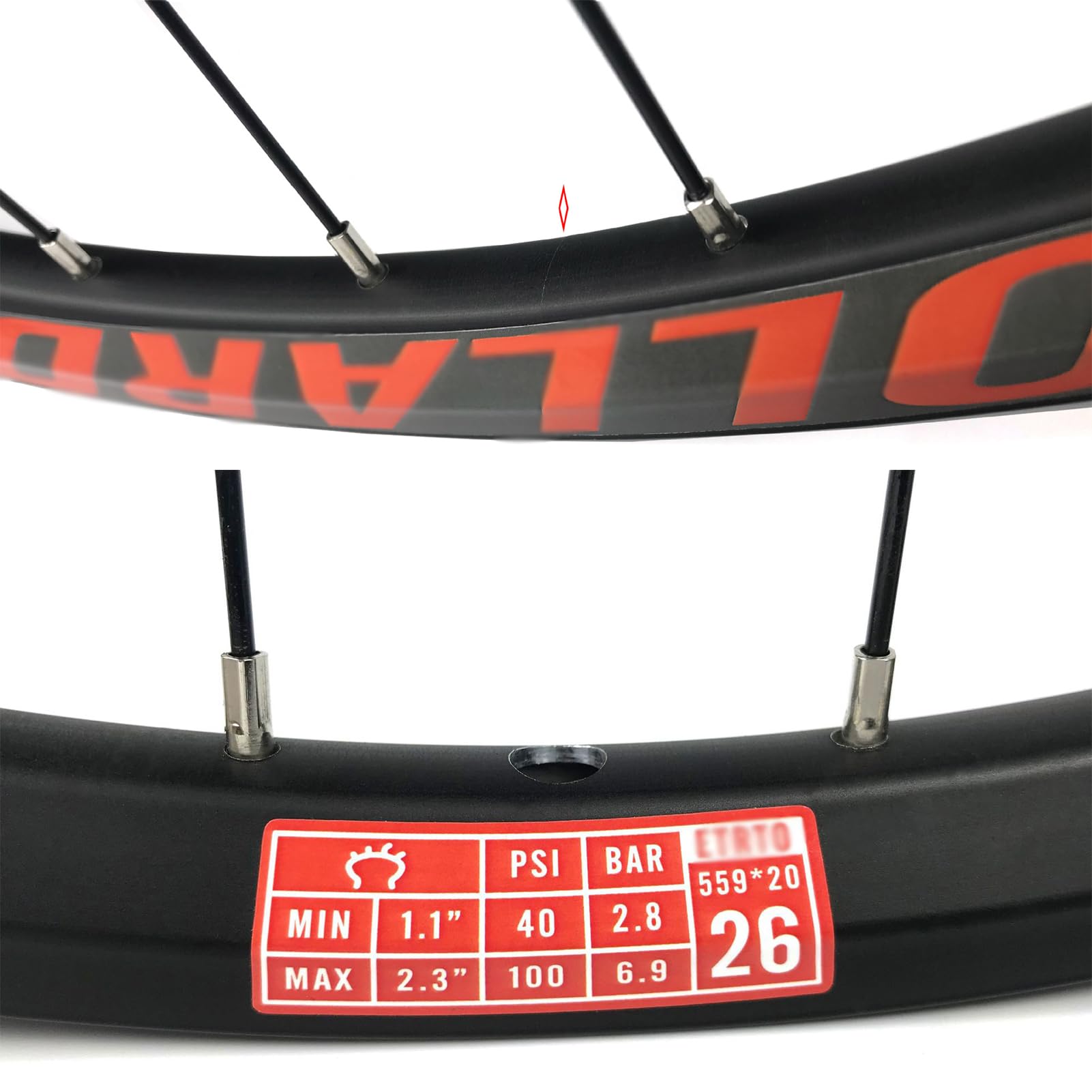 Amazon | 26/27.5/29インチMTBホイールセット、アルミニウム合金リム32