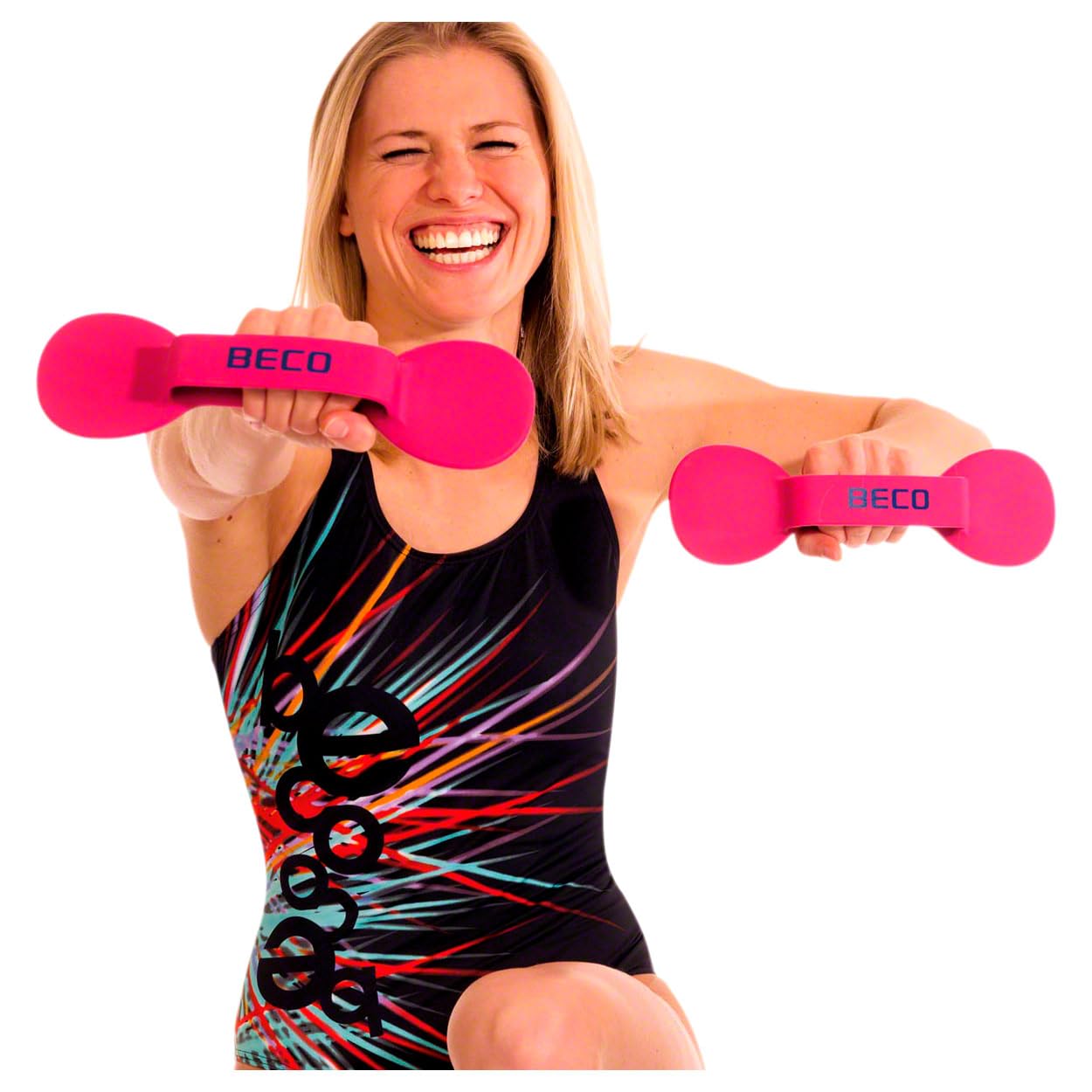 BECO BeFlex Aquahantel Wasser Fitness Hanteln blau