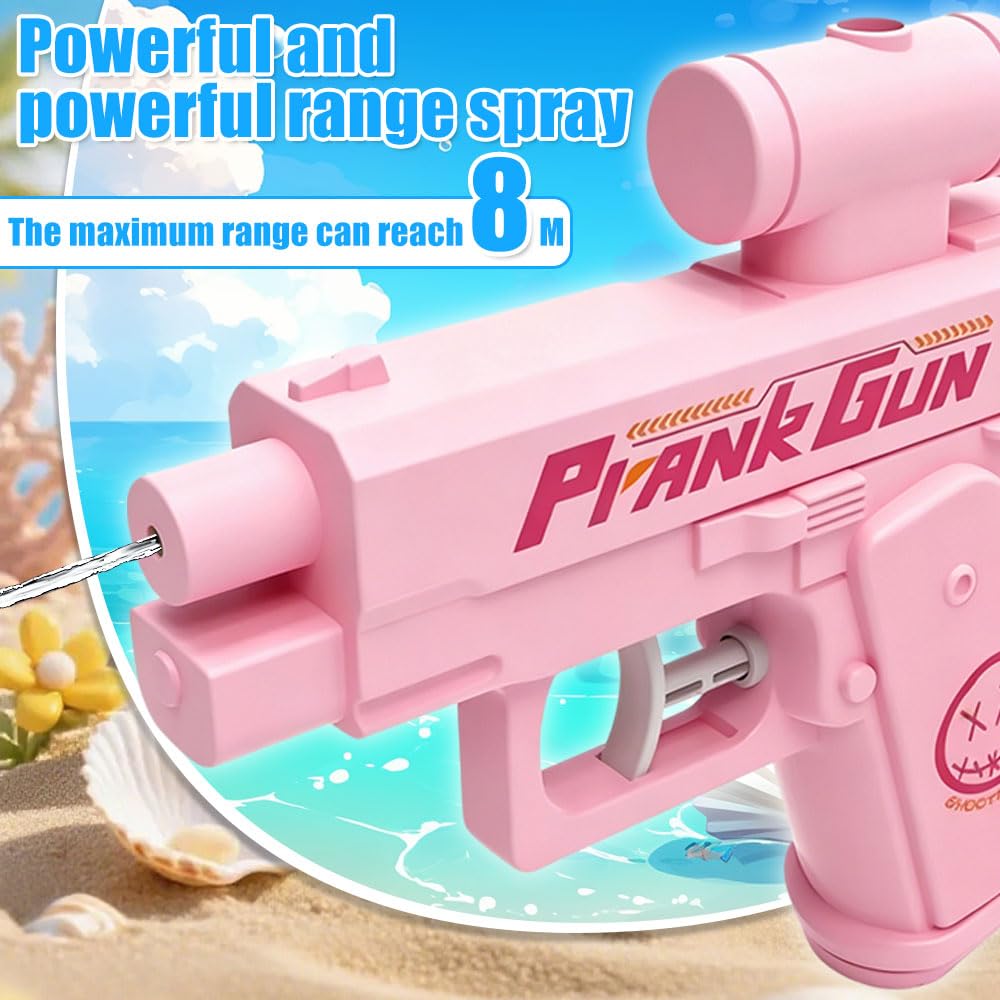 Pistolet na wodę Prank Gun, 2 sztuki pistoletów na wodę, mały pistolet natryskowy z przodu i z tyłu, pistolety wodne na letnią imprezę, plażę, basen, imprezę