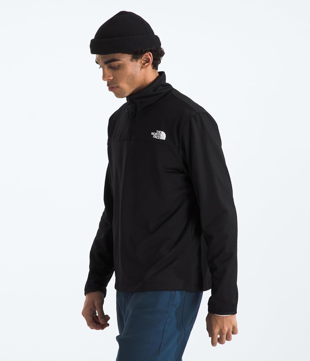 THE NORTH FACE Men's Cedar Trail Grid Fleece 1/4 Zip - Image 2