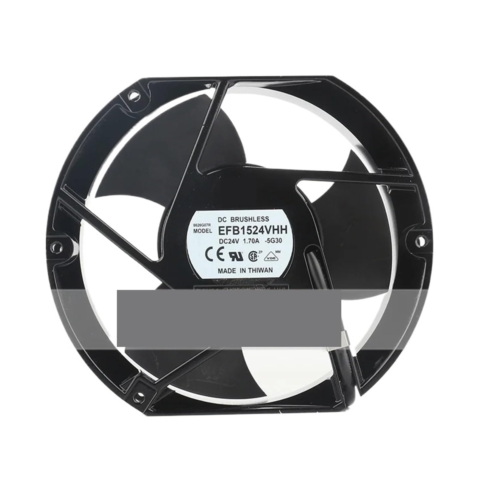 YMUGUEGH 12V 48V DC24V 1.70A AC 172X150X51MM 17cm 17251 EFB1524VHH Cooling Fan
