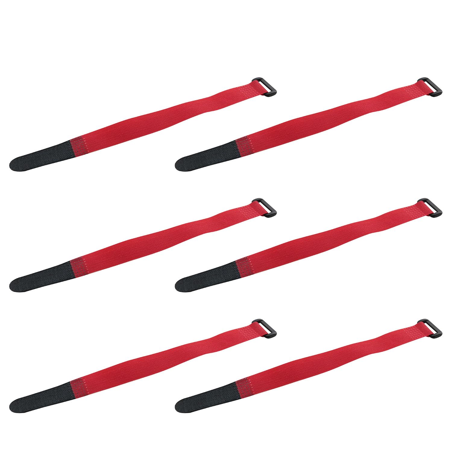 JCBIZ 6PCS Nylon Cable Tie Mesh Cable Wire Reverse Buckle Tie Red Size 2x25mm Car Bike Rack Tie Used for organising Cables Decorations Computer Cables Camping Equipment Hoses