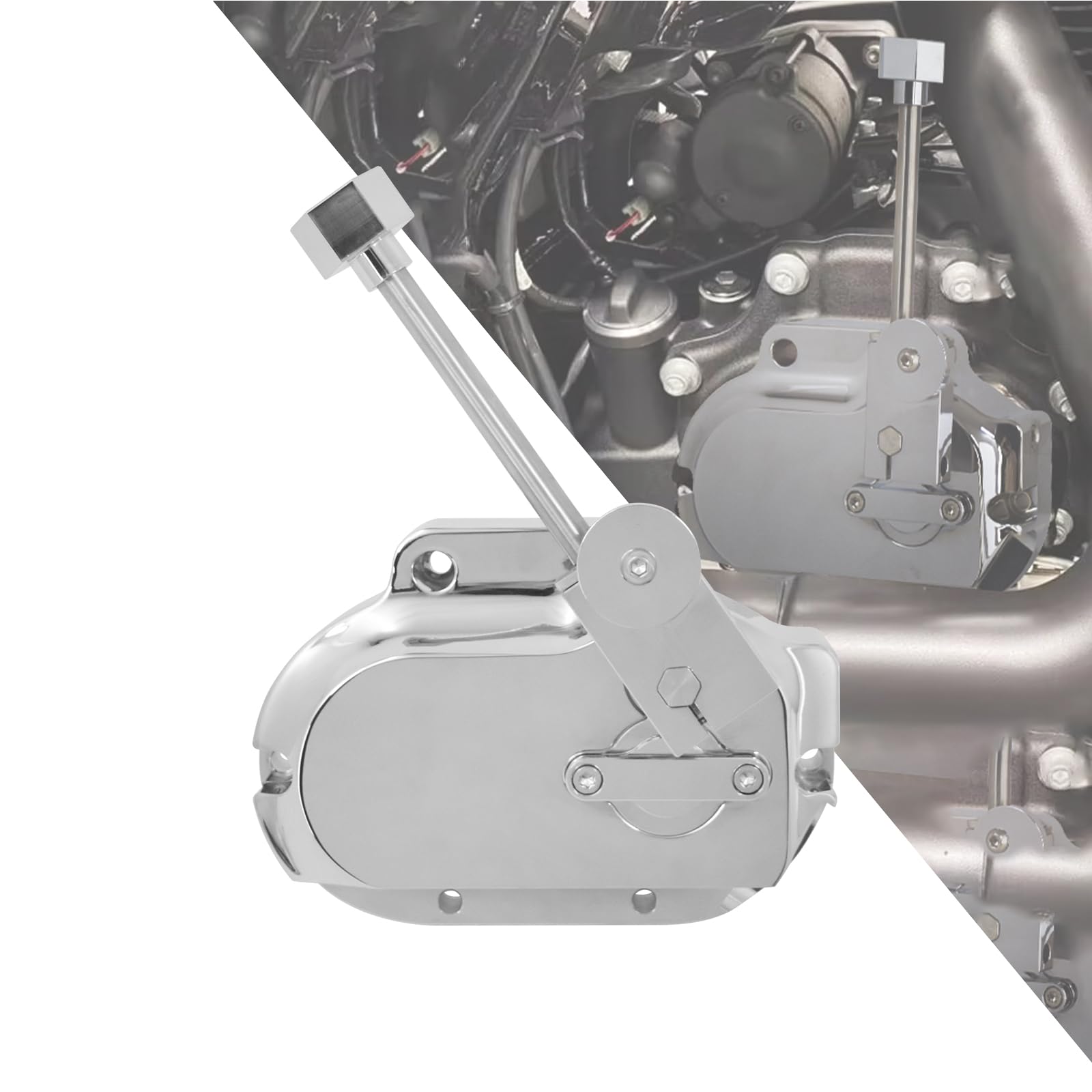 Photo 1 of HDBUBALUS Motorcycle Reverse Gear Clutch for Harley Touring Road King Electra Street Road Glide Ultra Limited FLHT 2008-2013 2021-2023 Softail 2018-2024 (Chrome)