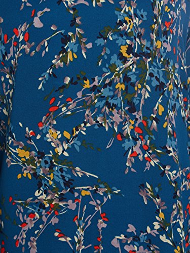 Image of Miss Chase Women's Multicolored Floral Print Mini Shift Dress