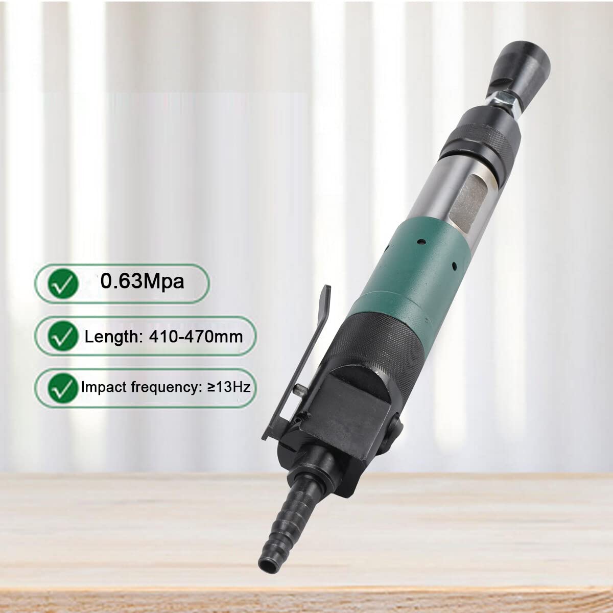 QAVODB Pneumatic Tamping Machine D3 Earth Sand Rammer Tamper Air Hammer Sander 410-470mm 0.63MPA