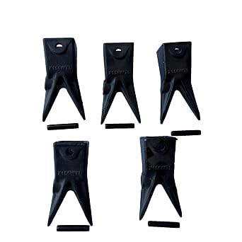 5 PK X156TW X156WT X156WTL Twin Tiger Rock Teeth Tooth Pin P156 Fits for Mini Excavator Backhoe