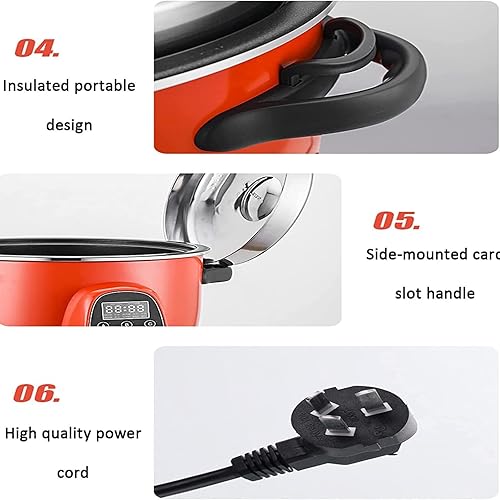 Miniatura 5 de Olla automática de perlas, tienda de té de leche comercial, gran capacidad de 10 litros de perlas hervidas, maceta de perlas, panel de control