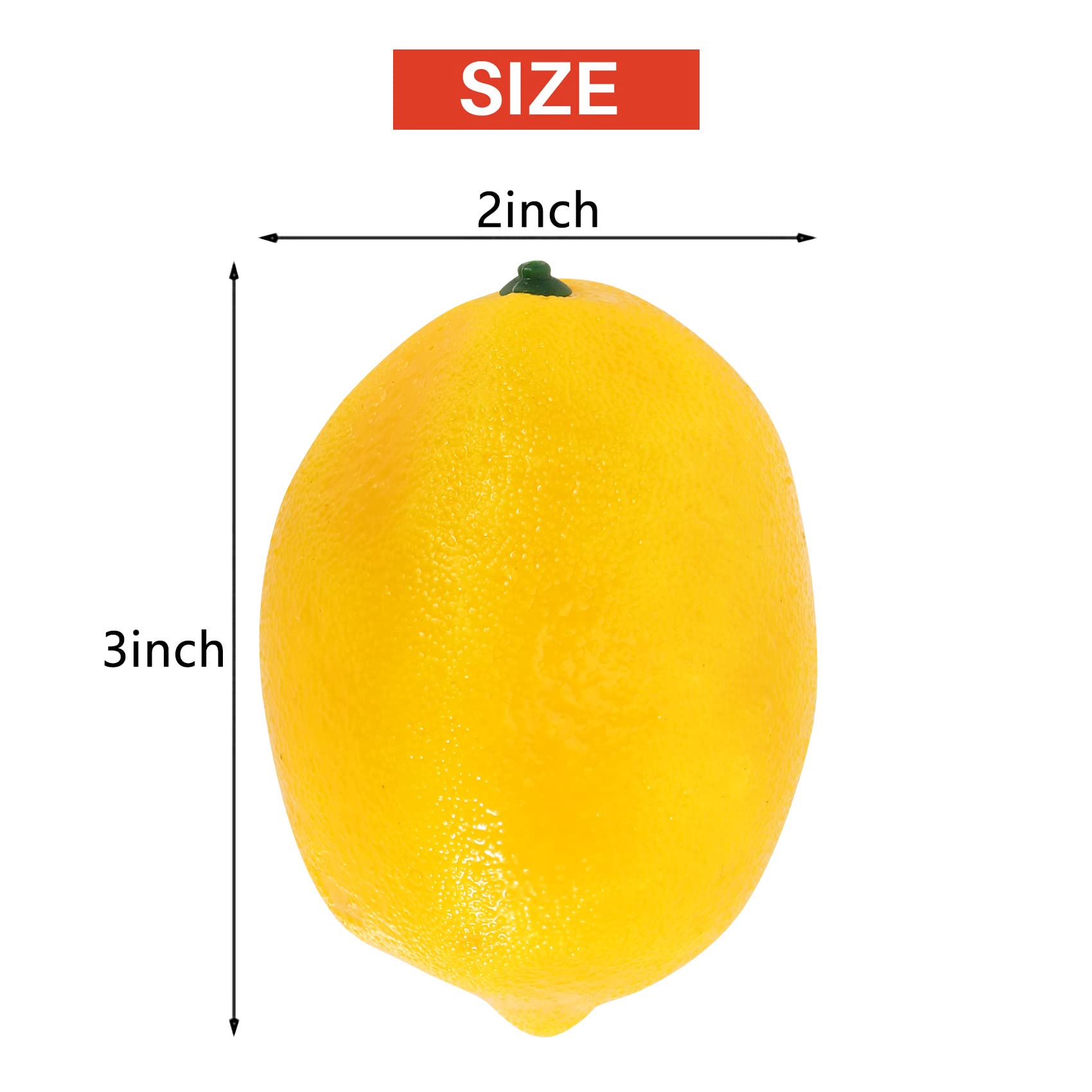 Photo 1 of 20Pcs Yellow Simulation Artificial Lemon Fake Fruit Disply Home Party Decor Artificial Fruit Trees for Home Decor Artificial Fruit Artificial Plants and Flowers Artificial Plants and Flowers
