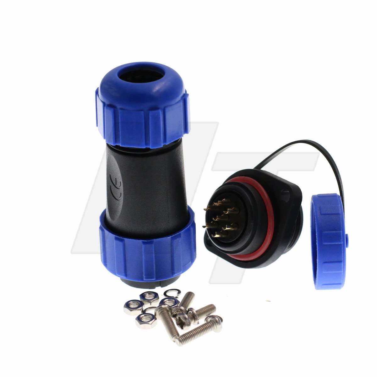 KUOQIY 7 Paia Connettori Di Alientazione DC, 12V/24V DC Aschio E - Foto 12