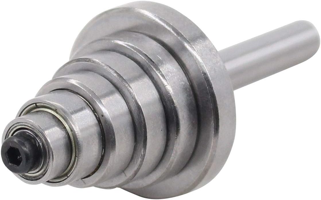 Black Friday - 50% OFF XtremeAmazing 1/4 Inch Shank Rabbet Router Bit with 6Pcs Adjustable Bearings Set 1/8, 1/4, 5/16, 3/8, 7/16, 1/2 Inch