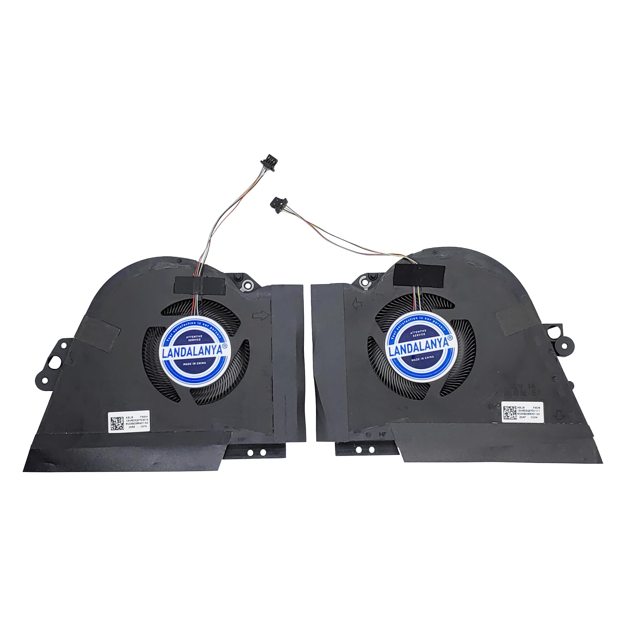 Replacement New CPU and GPU Cooling Fan for ASUS ROG Zephyrus GX701 GX701G GX701LX Series FMD5 DFSCK2211518E 13NR03Q0T01111 FMAH DFSCK22105182G 13NR03Q0T02012 DC12V 1A Fan