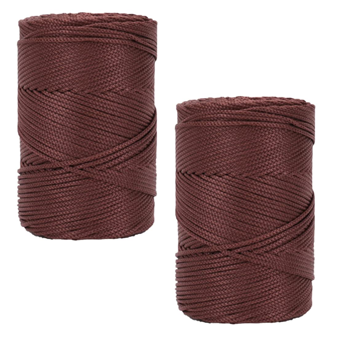2 Pack of 230g/lot Super Soft Cord Polyester Yarn Knitting Macrame Crocheting Summer Hat Yarn for DIY Hand Knitted Hat Shoes Crochet Basket Yarn
