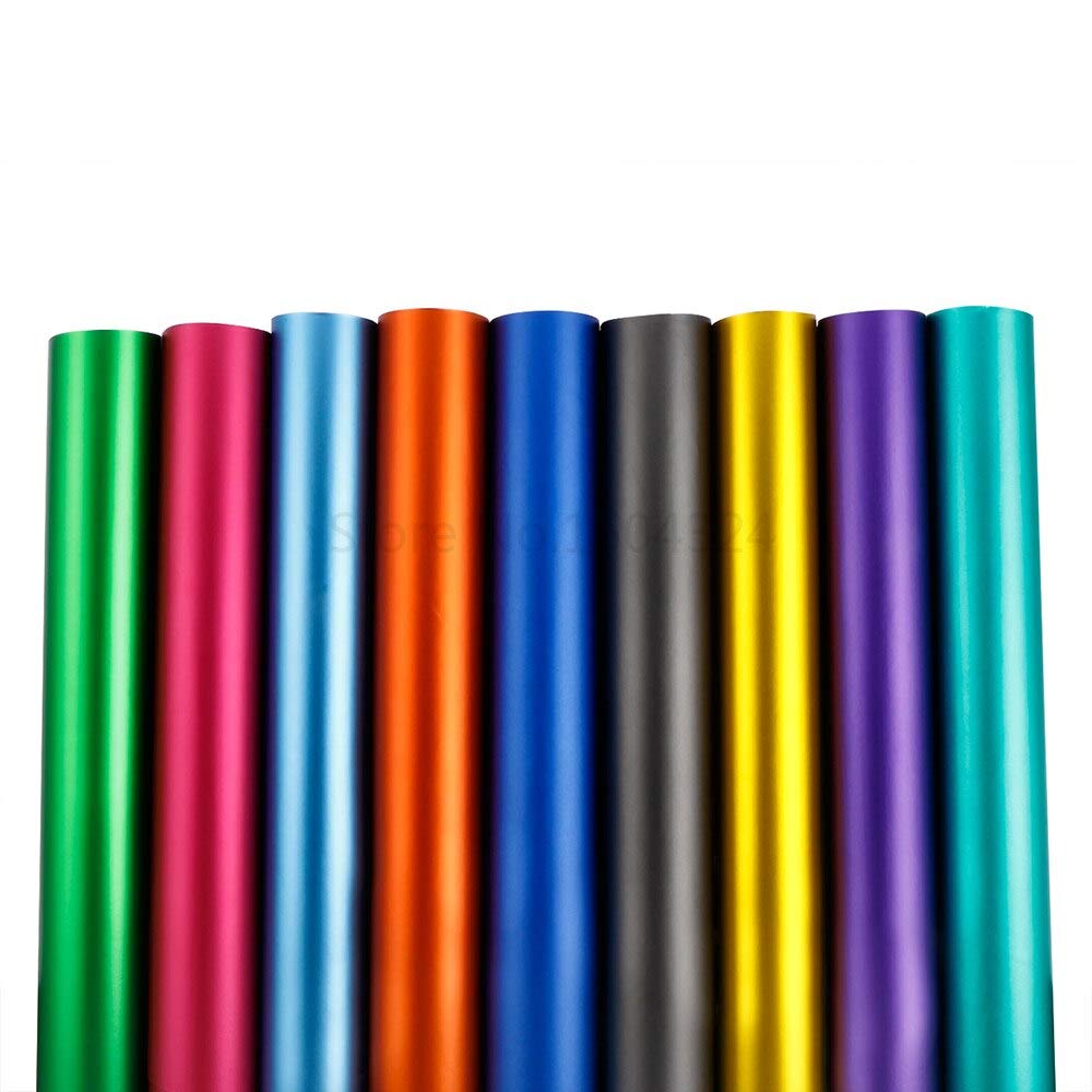 Autofolie 10/30 * 100 cm Überschichtung mattes Chrom -Eisfilm Vinyl -Wickel -Chromauto -Fahrzeug PVC Aufkleber DIY Motocycle -Telefon -Aufkleberzubehör Auto Folie (Color Name : Black)